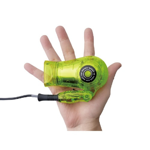 ドライヤー 小型 ミニドライヤー ライムグリーン コイズミ KHD-9731/G