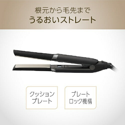 マイナスイオンストレートアイロン ブラック コイズミ KHS-8780/K