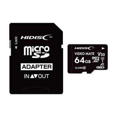 HIDISC ハイディスク microSDXCカード HDMCSDX64GCL10VM2 64GB Class10