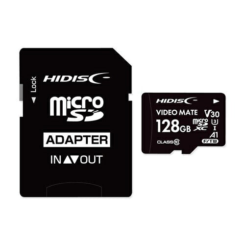 HIDISC ハイディスク microSDXCカード HDMCSDX128GCL10VM2 128GB Class10