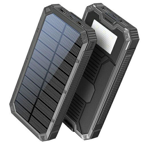 HIDISC ハイディスク ソーラーモバイルバッテリー HD4-MBTCSP1L10BK