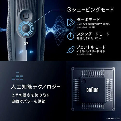 電気シェーバー ブラウン Series7 73-N85010S 3枚刃 メンズ ブラック