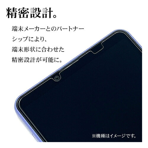 Galaxy A55 5G ガラスフィルム ブルーライトカット 高光沢 高透明 クリア 硬度10H 高感度 指紋認証対応 簡単貼り付け ラスタバナナ GE4176GA55