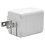 充電器 ACアダプター USB充電器 タイプA 2ポート 5V 2.4A 12W コンセント AC USB Type-A 2台同時 小型 コンパクト 持ち運び smart IC ホワイト ラスタバナナ RAC2A2A05WH