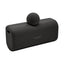 モバイルバッテリー PD20W対応Type-C1ポート Type-C直付け 5000mAh USB-A to Type-C充電専用コード付属 calon（チャコールグレー） ラスタバナナ RLI050C20W02CGRY