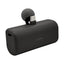 モバイルバッテリー PD20W対応Type-C1ポート Type-C直付け 5000mAh USB-A to Type-C充電専用コード付属 calon（チャコールグレー） ラスタバナナ RLI050C20W02CGRY