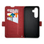 Galaxy S24用 手帳型 薄型 カード入れ スタンド機能 シンプル サイドマグネット BK RD ラスタバナナ 7823GS24BSMBKR