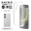 Galaxy S24用 ハイブリッド RHINO 耐衝撃吸収 MIL規格 強い 頑丈 クリア 透明 表面硬度5H ラスタバナナ 7833GS24HACL