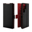 Galaxy S24 Ultra用 手帳型 薄型 カード入れ スタンド機能 シンプル サイドマグネット BK RD ラスタバナナ 7844GS24UBSMBKR