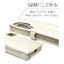 Galaxy S24 Ultra用 手帳型 viviana ミラー付き レディース ハンドストラップ付き マグネット式 ホワイト ラスタバナナ 7850GS24UBVIWH