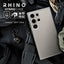 Galaxy S24 Ultra用 ハイブリッド RHINO 耐衝撃吸収 MIL規格 強い 頑丈 クリア 透明 表面硬度5H ラスタバナナ 7854GS24UHACL