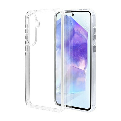 Galaxy A55 5G ハイブリッドケース RHINO ライノ 耐衝撃吸収 MIL規格 強い 頑丈 クリア 透明 表面硬度5H ラスタバナナ 7939GA55HACL