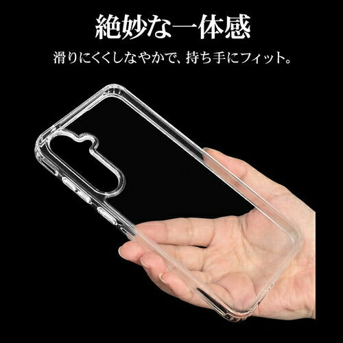 Galaxy A55 5G ハイブリッドケース RHINO ライノ 耐衝撃吸収 MIL規格 強い 頑丈 クリア 透明 表面硬度5H ラスタバナナ 7939GA55HACL
