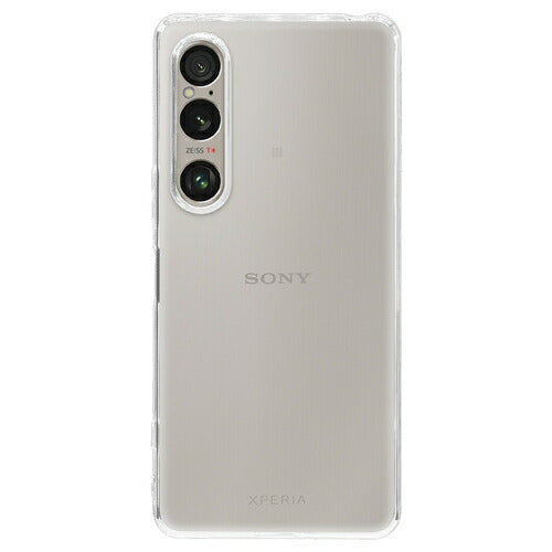 Xperia 1 VI用 ソフトケース TPU 耐衝撃吸収 クリア 透明 1.2mm ワイヤレス充電対応 エクスペリア ラスタバナナ 7963XP16TPCL