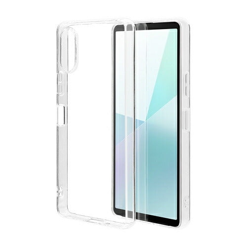 Xperia 10 VI用 ソフトケース TPU 耐衝撃吸収 クリア 透明 1.2mm エクスペリア ラスタバナナ 7969XP106TPCL