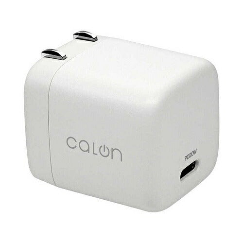 スマートフォン・タブレット用AC充電器 calon Type-C Power Delivery ホワイト ラスタバナナ RACC20W05WH