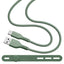 USB Type-A to Type-C シリコンケーブル 1m calon スモーキーグリーン ラスタバナナ R10CAAC3A06SGR