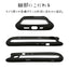 iPhone 16e用 MIMI 猫耳ハイブリッドケース 背面クリア TPUバンパーケース（ブラック） ラスタバナナ 8653IP5EHPBK