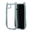 iPhone 16e用 MIMI 猫耳ハイブリッドケース 背面クリア TPUバンパーケース（スモーキーブルー） ラスタバナナ 8655IP5EHPSBL