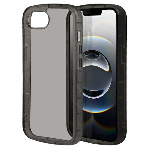 iPhone 16e Fluffy Shape TPUケース ブラック ラスタバナナ 8671IP5ETPBK
