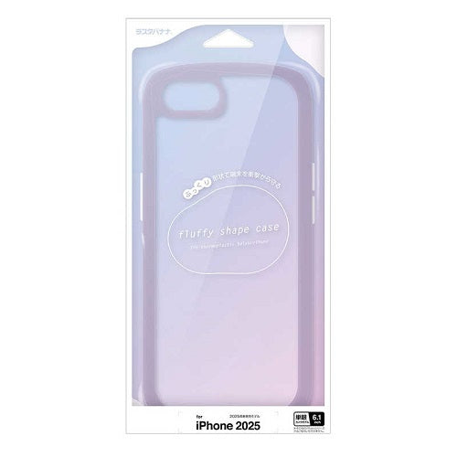 iPhone 16e Fluffy Shape TPUケース コーラル ラスタバナナ 8672IP5ETPCO