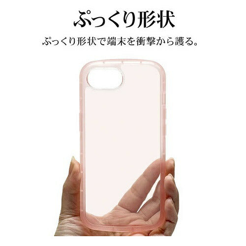 iPhone 16e Fluffy Shape TPUケース コーラル ラスタバナナ 8672IP5ETPCO