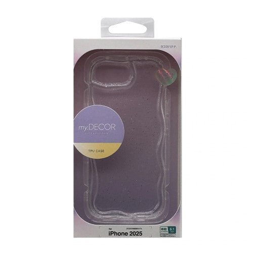 iPhone 16e ソフトケース TPU 耐衝撃吸収 クリア インサイドウェーブ my.DECOR ラスタバナナ 8696IP5ETPCL