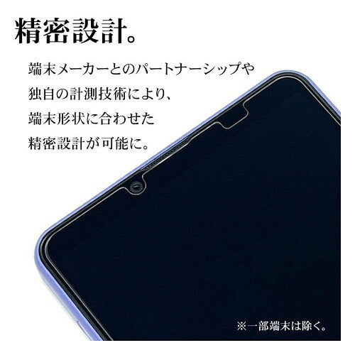 iPhone 16e/14/13 Pro/13用ガラスフィルム ブルーライトカット 高光沢 傷に強い ホコリ防止 ラスタバナナ GE4710IP5E