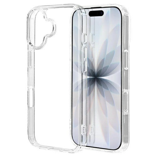 iPhone17 ケース カバー ハイブリッド 耐衝撃吸収 クリア 透明 TPUバンパーケース ストラップホール ワイヤレス充電 KAZARi TAI クリア アイフォン スマホケース ラスタバナナ 8950IP5AHPCL