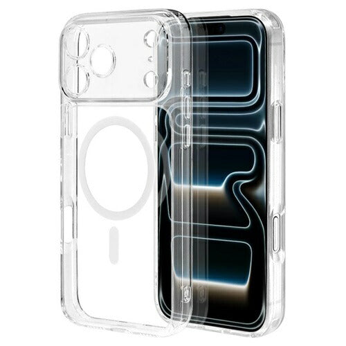 iPhone17 Pro Max ケース カバー ハイブリッド MagSafe対応 マグネット充電 RHINOX ライノックス 極限保護 精密設計 耐衝撃 MIL 透明 硬度5H TPUバンパーケース ワイヤレス充電 クリア ラスタバナナ 9100IP5DHALCL
