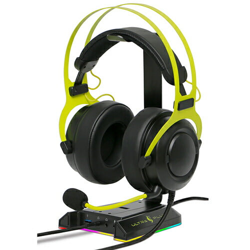 Princeton プリンストン ULTRA PLUS ヘッドホンスタンド UP-HSSD 7.1chサラウンド USBハブ搭載