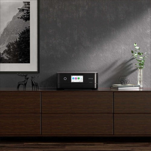 A4カラーインクジェット複合機プリンター Colorio ［カード/名刺～A4］ ブラック エプソン EP-887AB