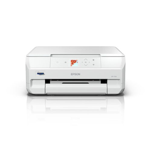 A4カラーインクジェット複合機プリンター Colorio ［L判～A4］ ホワイト エプソン EP-717A