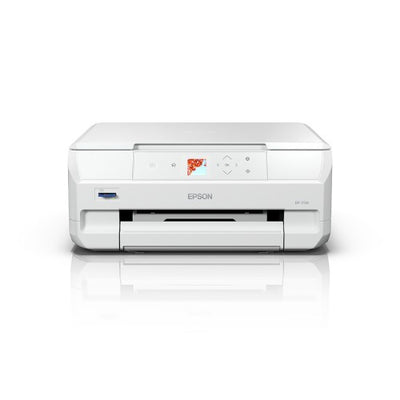 A4カラーインクジェット複合機プリンター Colorio ［L判～A4］ ホワイト エプソン EP-717A