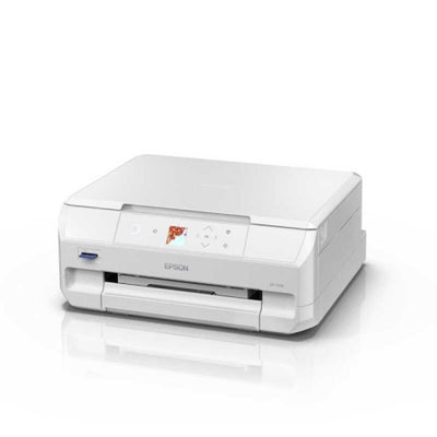 A4カラーインクジェット複合機プリンター Colorio ［L判～A4］ ホワイト エプソン EP-717A