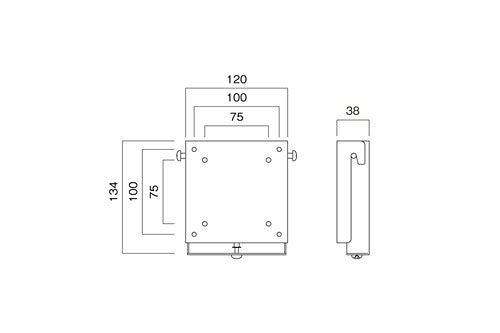 HAYAMI ハヤミ工産 壁掛金具 ～43V型対応 LH-21