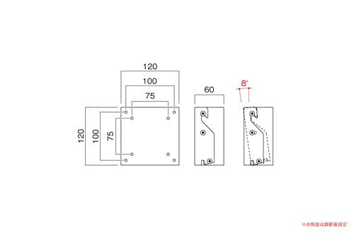 HAYAMI ハヤミ工産 壁掛金具 ～43V型対応 LH-41