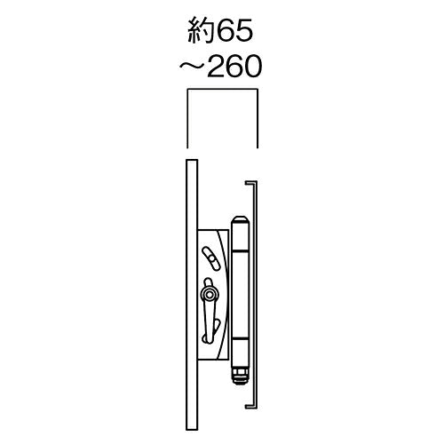 HAYAMI ハヤミ工産 壁掛金具 ～50V型対応 LH-62