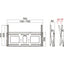 HAYAMI ハヤミ工産 壁掛金具 ～100V型対応 MH-853W