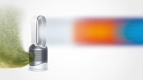 ダイソン Dyson Pure Hot + Cool 空気清浄機能付きファンヒーター HP00 ISN ホット＆クール アイアン/シルバー 扇風機 暖房