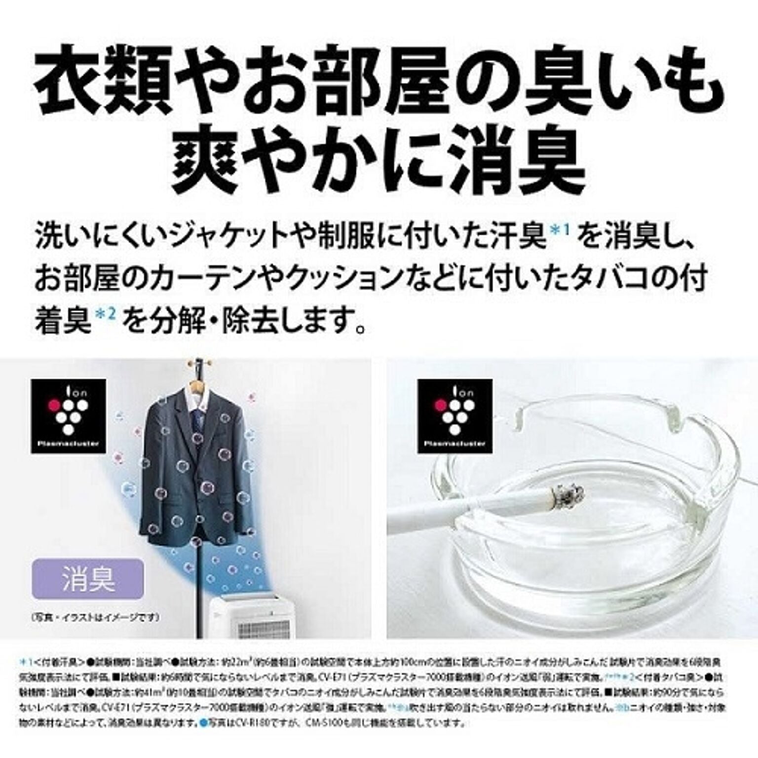 冷風・衣類乾燥除湿機 ［コンプレッサー方式 /木造13畳まで /鉄筋25畳まで］ ホワイト系 プラズマクラスター シャープ CM-S100-W