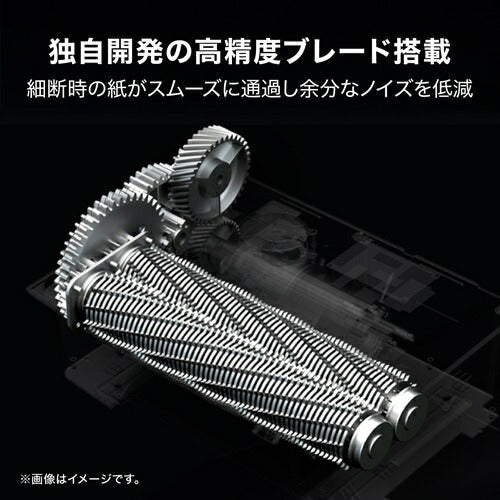 シュレッダー コンパクト 卓上型 A5サイズ ブルー DELI T925-BL