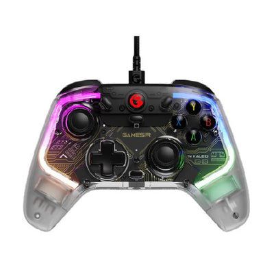 GameSir ゲームサー T4 Kaleid ゲーミングコントローラー 有線 背面ボタン クリア
