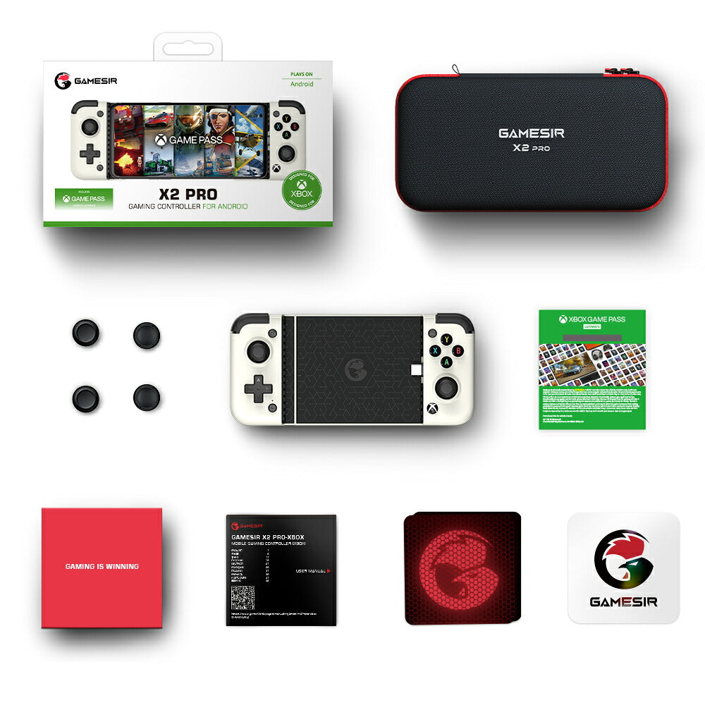 GameSir ゲームサー モバイルゲーミングコントローラー X2 Pro White ホワイト