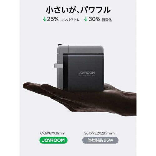 AC充電器 100W PD対応 4ポート ブラック JOYROOM TCG04