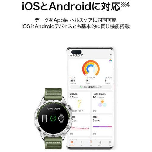 スマートウォッチ WATCH GT4 46mm グリーン HUAWEI WATCHGT446MM/GREEN
