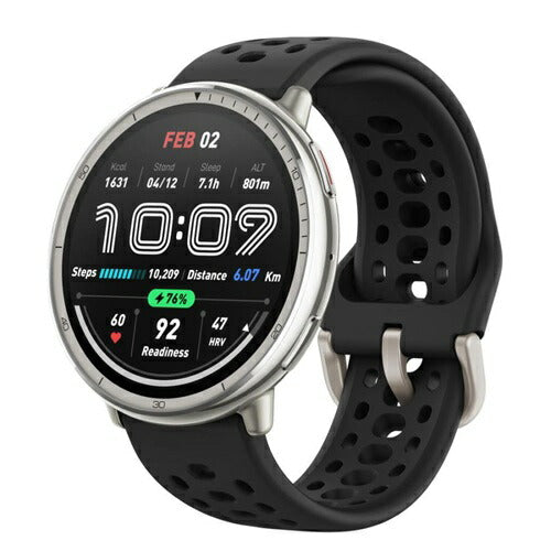 スマートウォッチ Amazfit Active 2 44mm ブラックシリコン Zepp Health Corporation SP170073-C226