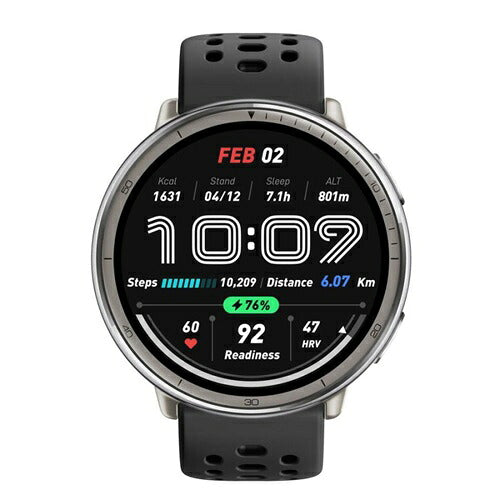 スマートウォッチ Amazfit Active 2 44mm ブラックシリコン Zepp Health Corporation SP170073-C226