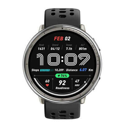 スマートウォッチ Amazfit Active 2 44mm ブラックシリコン Zepp Health Corporation SP170073-C226