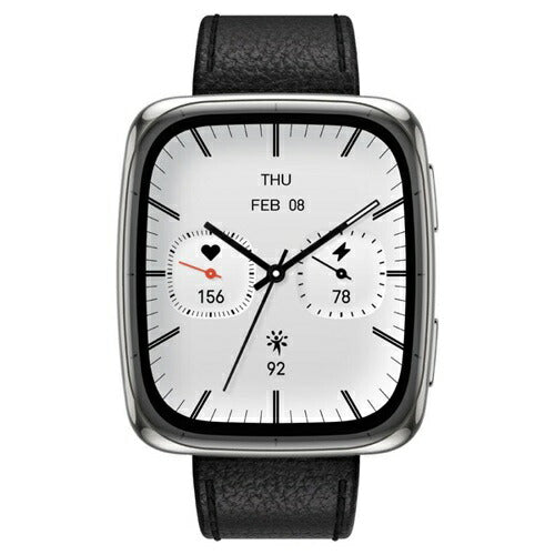 スマートウォッチ Amazfit Active 2 Square ブラックレザー Zepp Health Corporation SP170075-C01